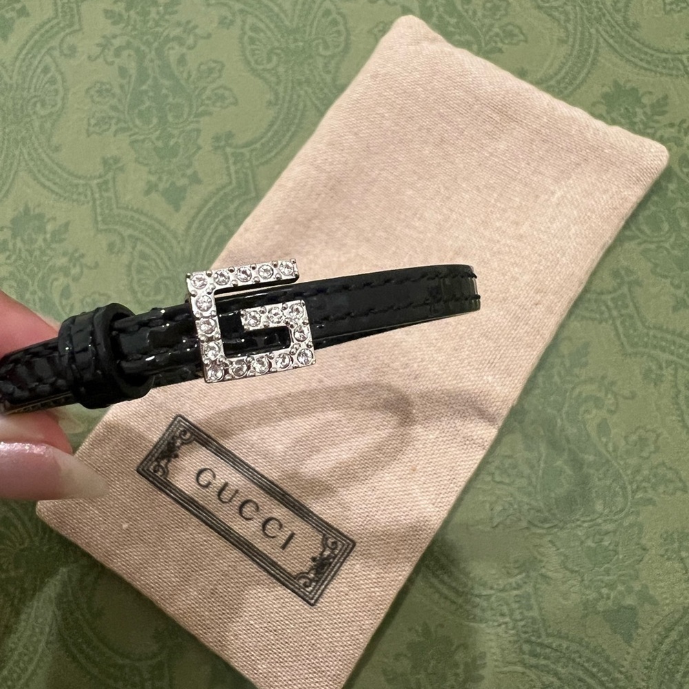 Gucci Leather Bracelet Sz M